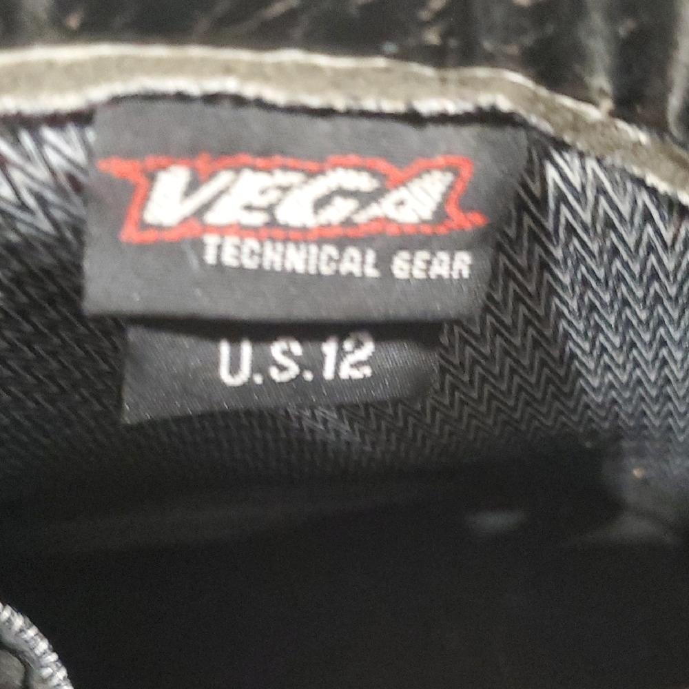 Vega Stylish Black Moto Boots with Velcro Straps - Picture 9 of 17